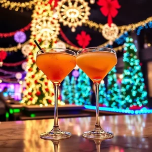 "Celebrate the Holidays at the Green and Red Coconut Club"