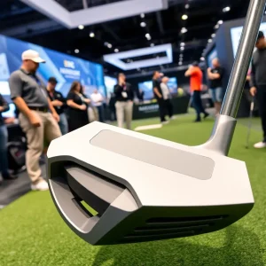 Astral Putters showcasing their modular putters at the PGA Show 2025 in Orlando.