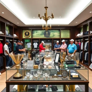 Orlando golf shop receiving AGM Platinum Award