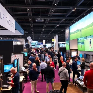 Visitors exploring cutting-edge golf technology at the PGA Show 2025