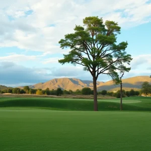 Close-Up of a Beautiful Golf Course