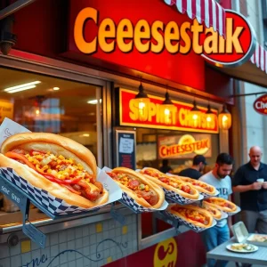 Delicious cheesesteaks at Big Dave's Cheesesteaks restaurant