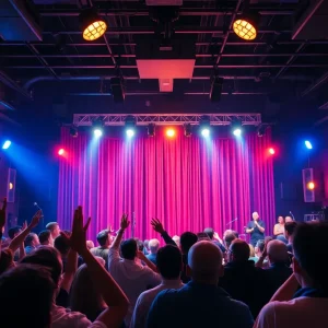 Audience enjoying a comedy show at Bonkerz Comedy Club