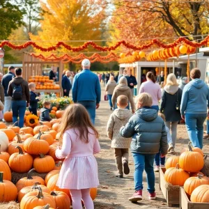 Families enjoying activities at Central Florida Fall Festival