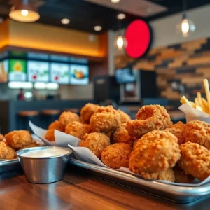 Plate of Chick-fil-A chicken nuggets offered for free in Orlando