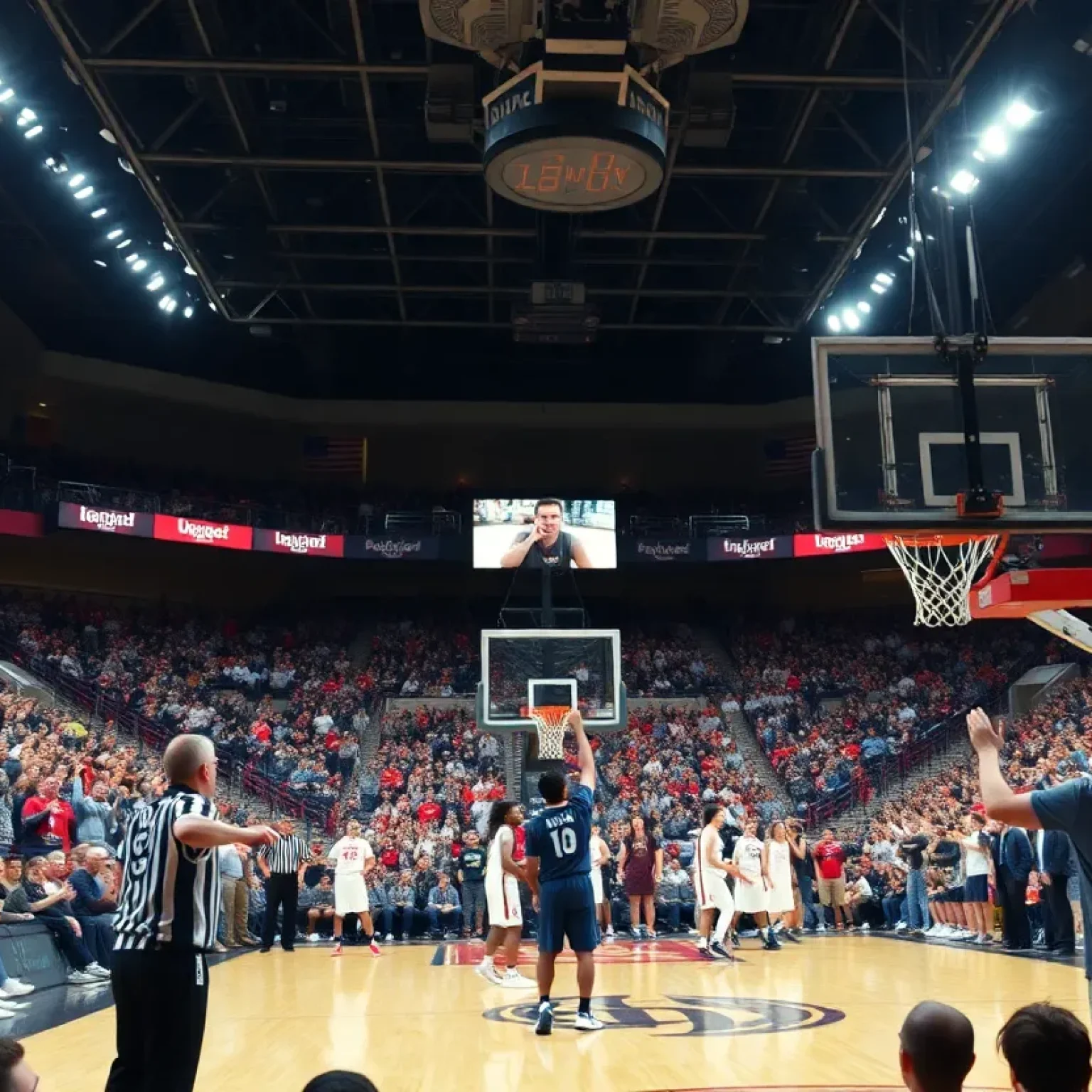 Kansas Jayhawks vs UCF Knights basketball game