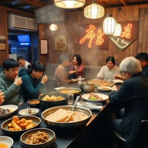 Diners enjoying Korean BBQ at So Gong Dong restaurant in Orlando