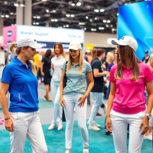 LitFit Golf Apparel showcase featuring women's golf clothing.