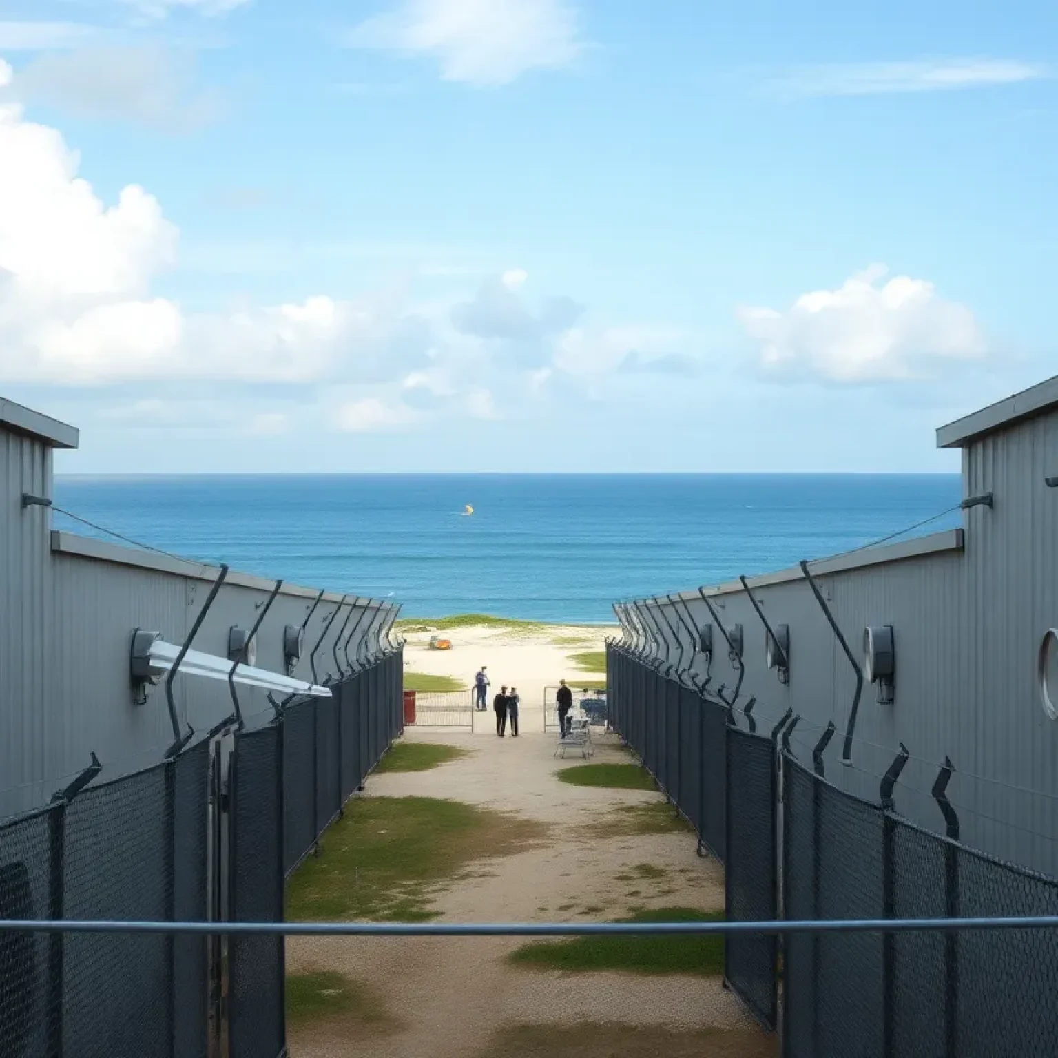 New Migrant Detention Facility at Guantanamo Bay