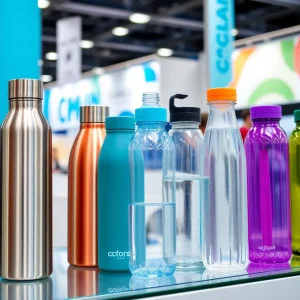 Eco-friendly drinkware displayed at the PGA Show