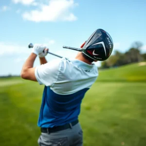 Callaway Elyte driver and iron lines displayed on golf course