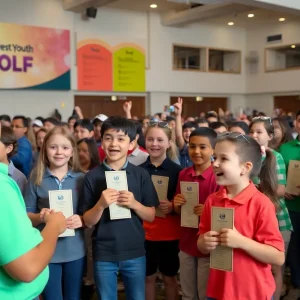 Attendees at the PGA Jr. League GameChanger Awards Ceremony in Orlando.