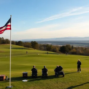 A view of Scottsdale National Golf Course during the Commander-in-Chief's Cup event.