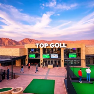 Construction of a Topgolf venue in Saudi Arabia