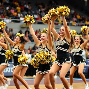 UCF spirit teams performing at the national championship