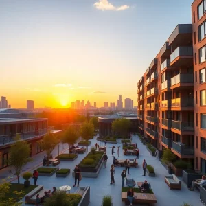 Modern student housing complex in Orlando