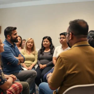 Community meeting for Venezuelan asylum seekers in Florida