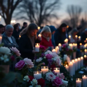 Vigil in Orlando to honor Monique Brooks with candles and flowers