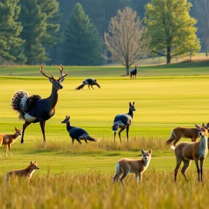 Wildlife on the golf course at The Ritz-Carlton in Orlando