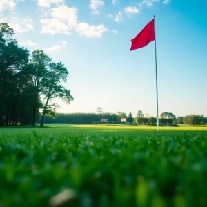 Close Up of a Beautiful Golf Course