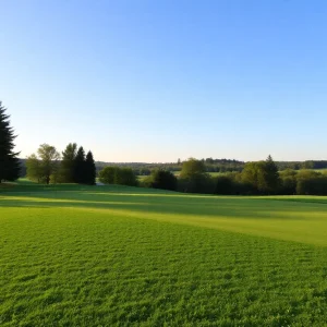 Lush golf course view in Florida showcasing its natural beauty.