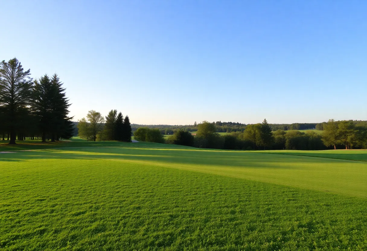 Lush golf course view in Florida showcasing its natural beauty.