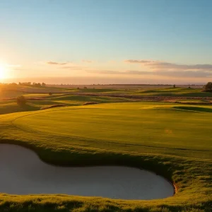 Close Up of a Beautiful Golf Course