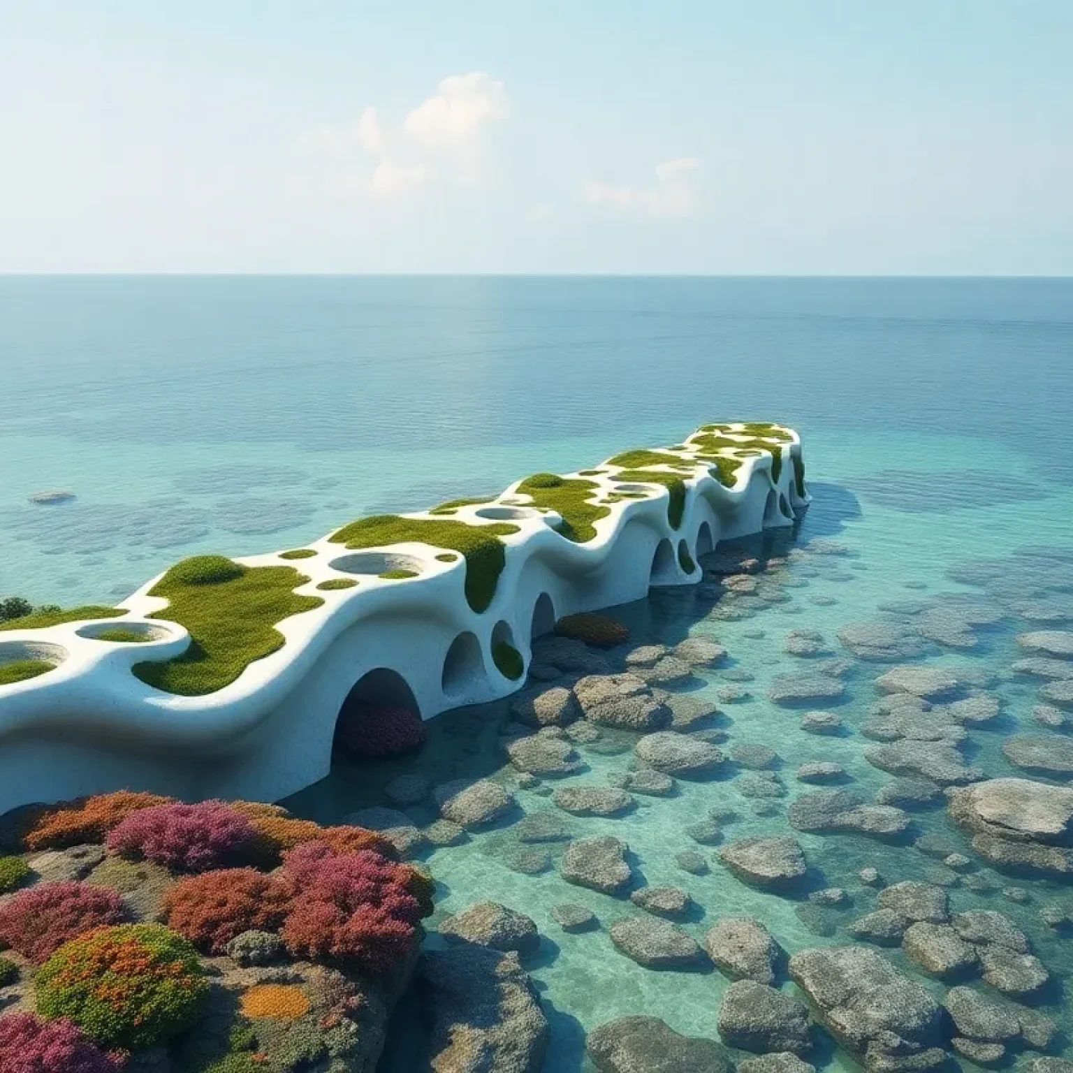 Innovative 3D-Printed Seawalls