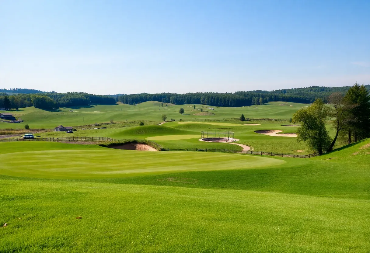 Construction site of Battle Run Golf Course in Lincoln