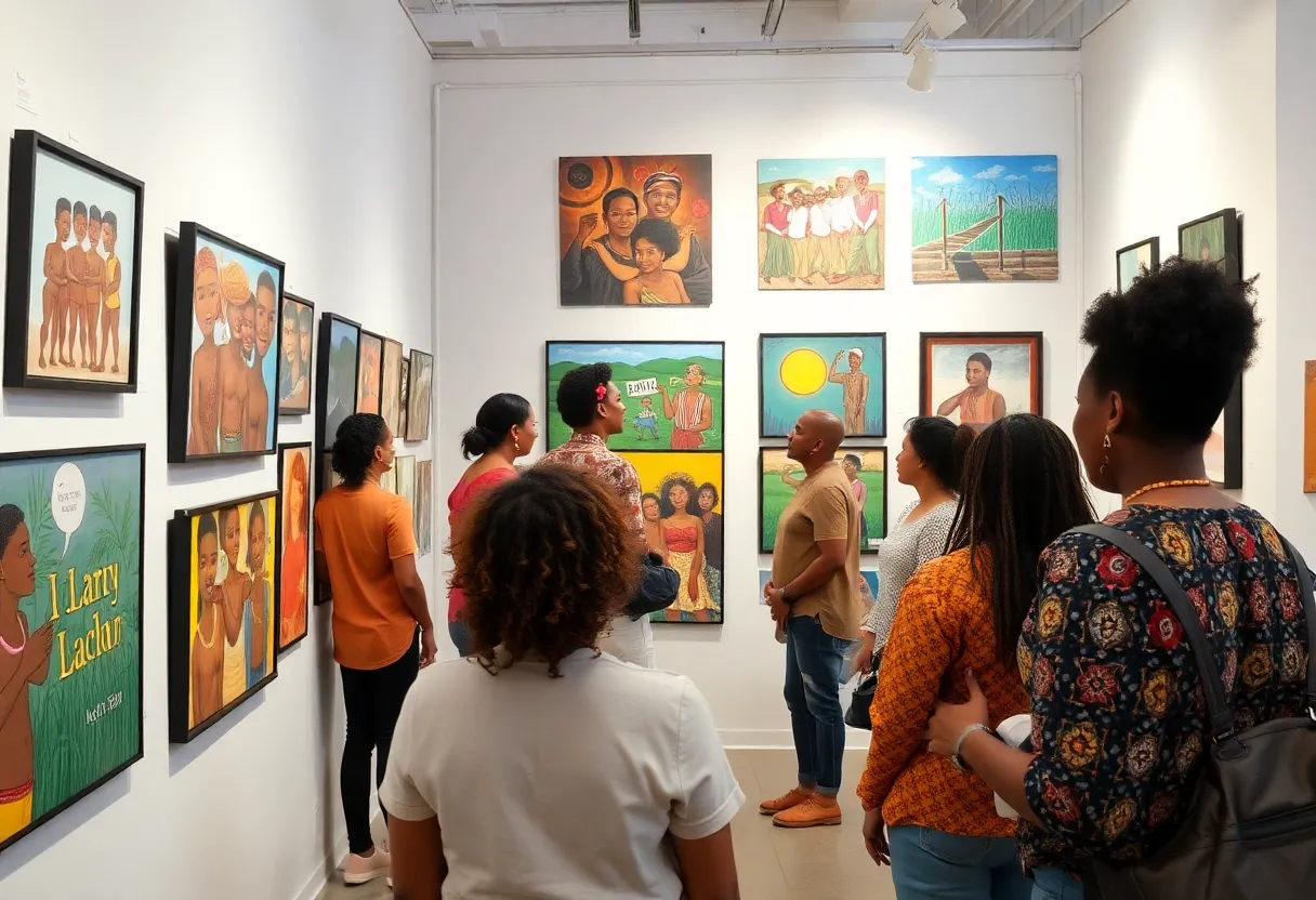 Art exhibition celebrating Black culture and labor in Central Florida.