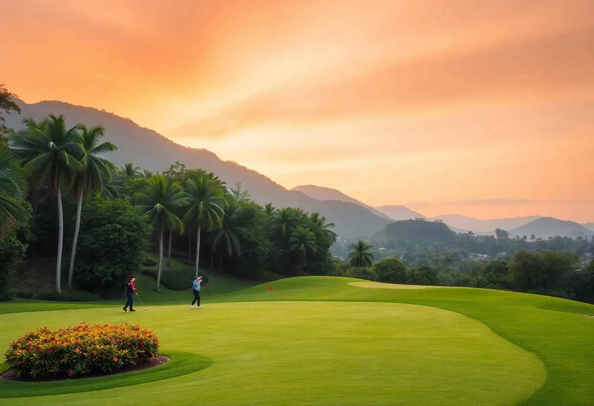 A stunning golf course set in the natural beauty of Central Vietnam.