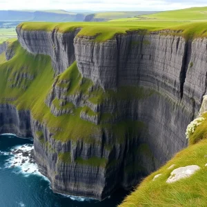 Stunning view of the Cliffs of Moher, showcasing the natural beauty of Ireland.