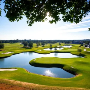 A picturesque view of PGA National golf course during the Cognizant Classic.