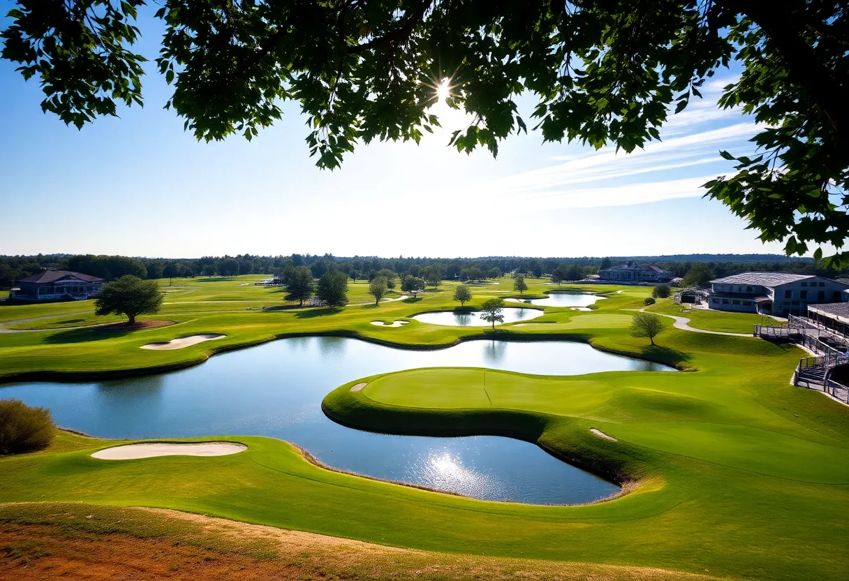 A picturesque view of PGA National golf course during the Cognizant Classic.