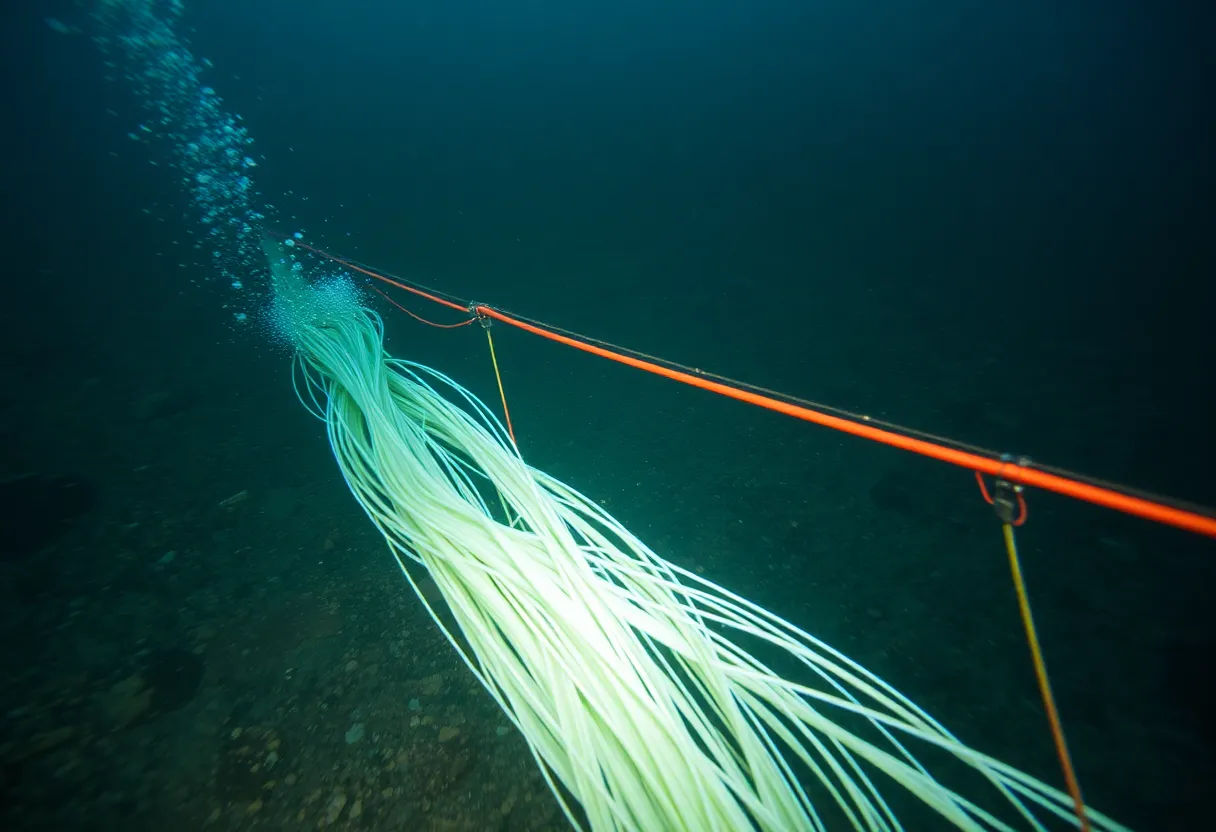 Severed Undersea Data Cable