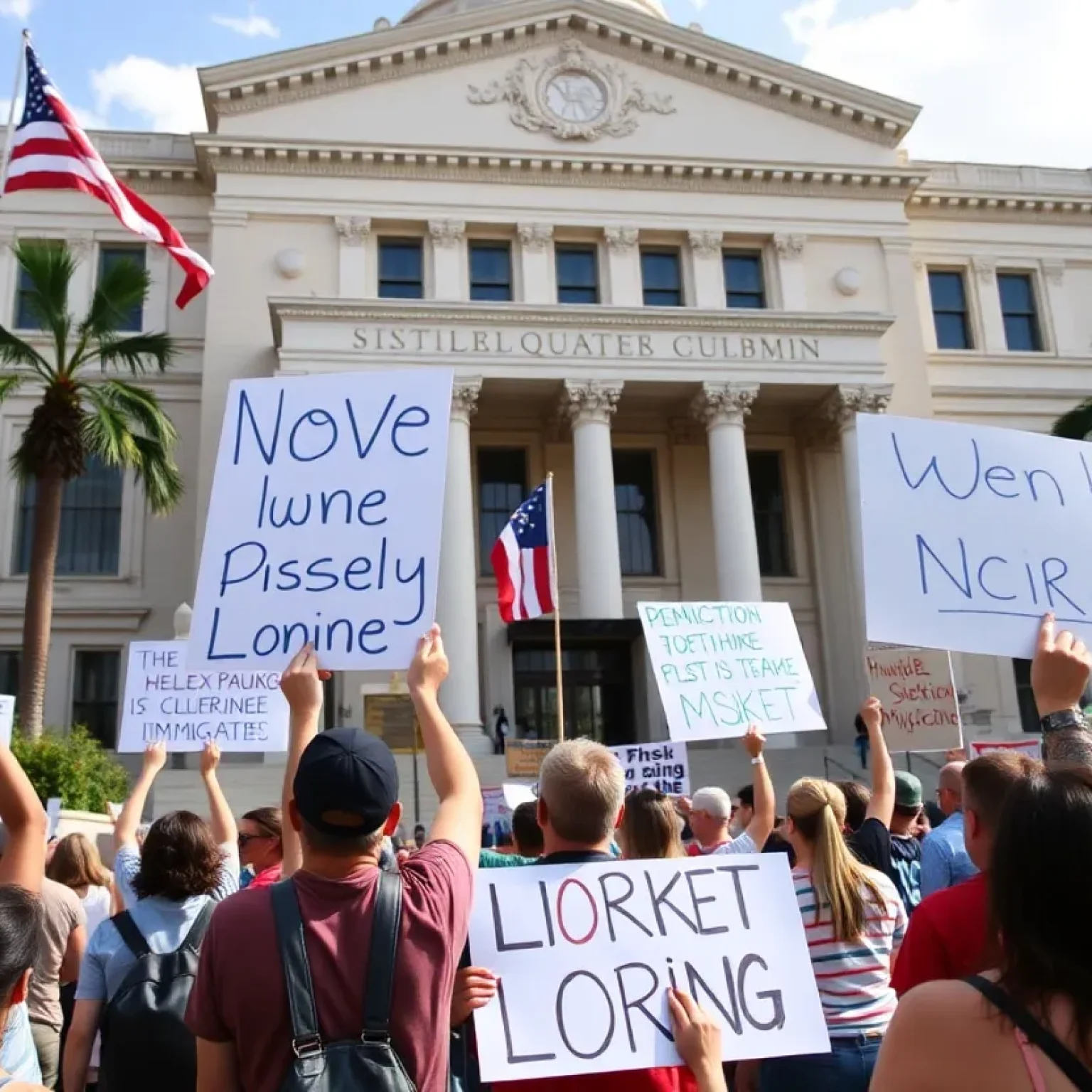 Florida Immigration Legislation Protests