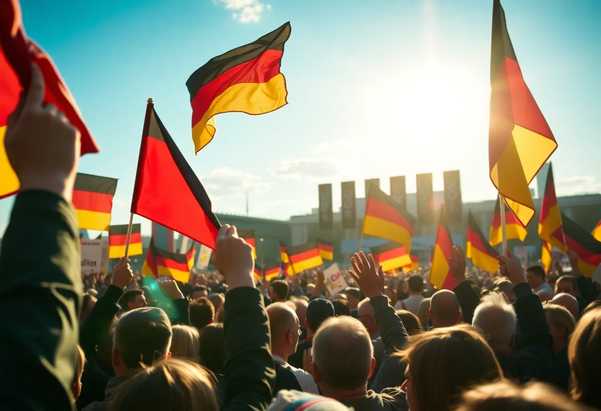 German Elections Rally