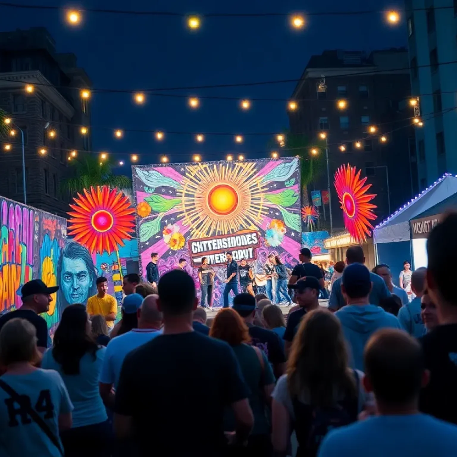 Colorful performances at the Immerse Festival in downtown Orlando