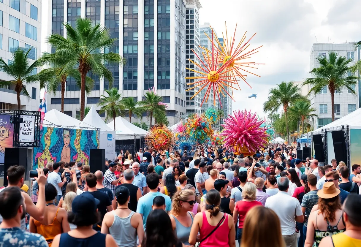 Celebration at IMMERSE Festival in downtown Orlando