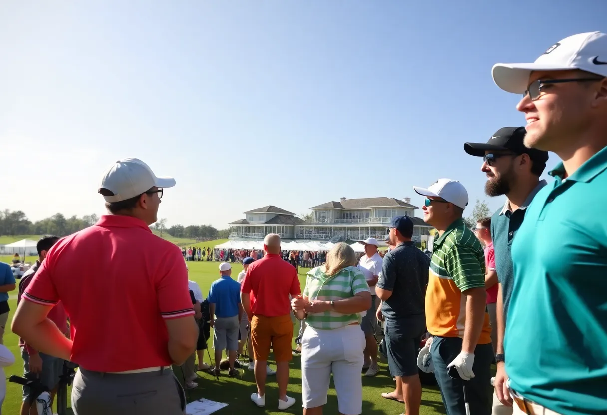 Women golfers compete at the LPGA Tournament in Orlando.