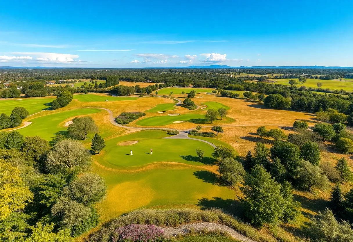 Aerial view of Marco Simone Golf Course