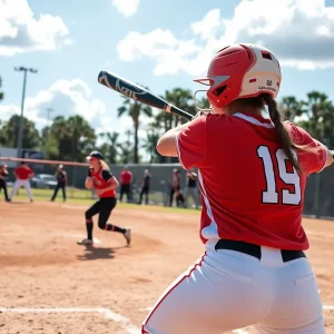 Mizzou Softball team competing in Florida