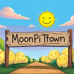 MoonPieTown Sign