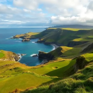 Scenic northwest Ireland links golf course with dunes