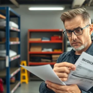 An empty mechanic shop highlighting customer complaints.