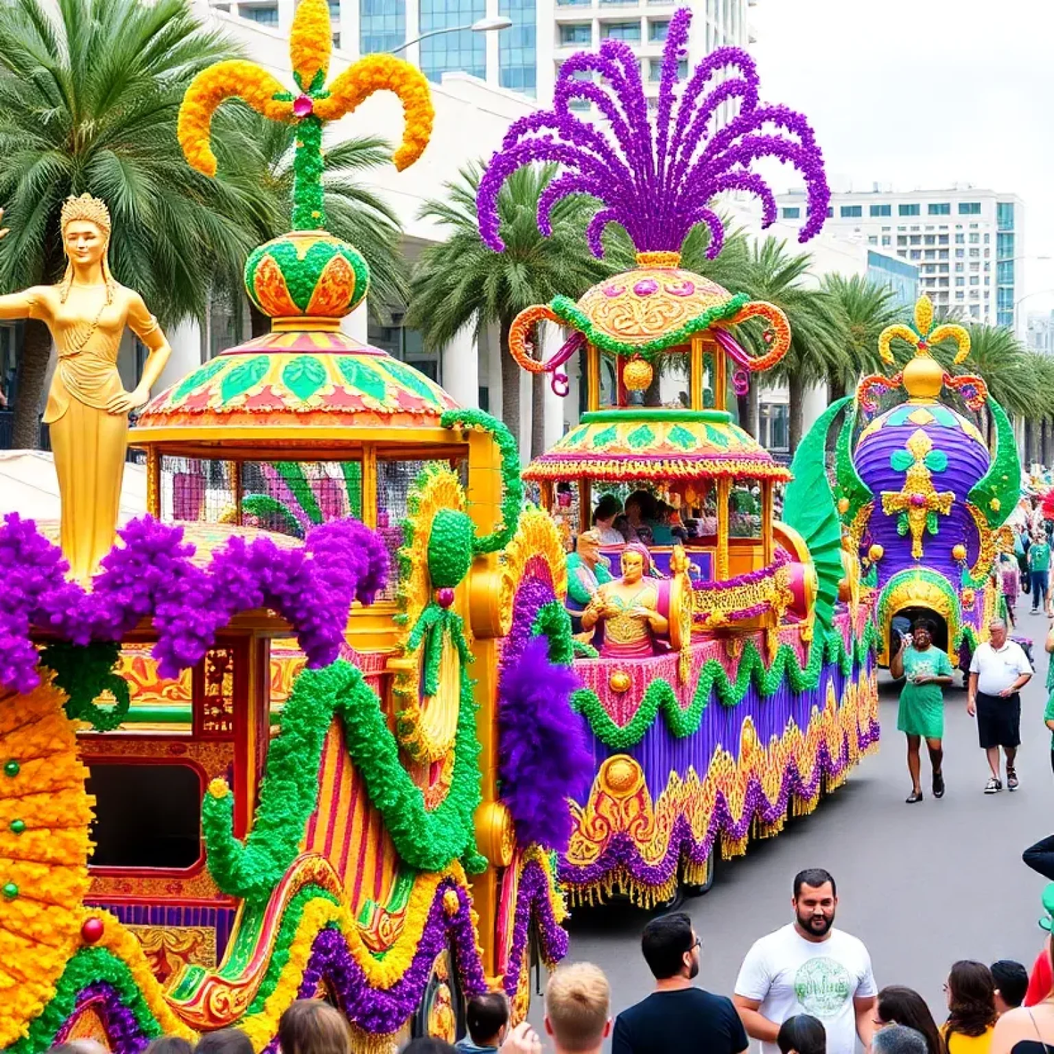 Mardi Gras and St. Patrick's Day celebrations in Orlando