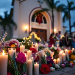 Vigil held by the Orlando community in remembrance of Lucy Pat Curl