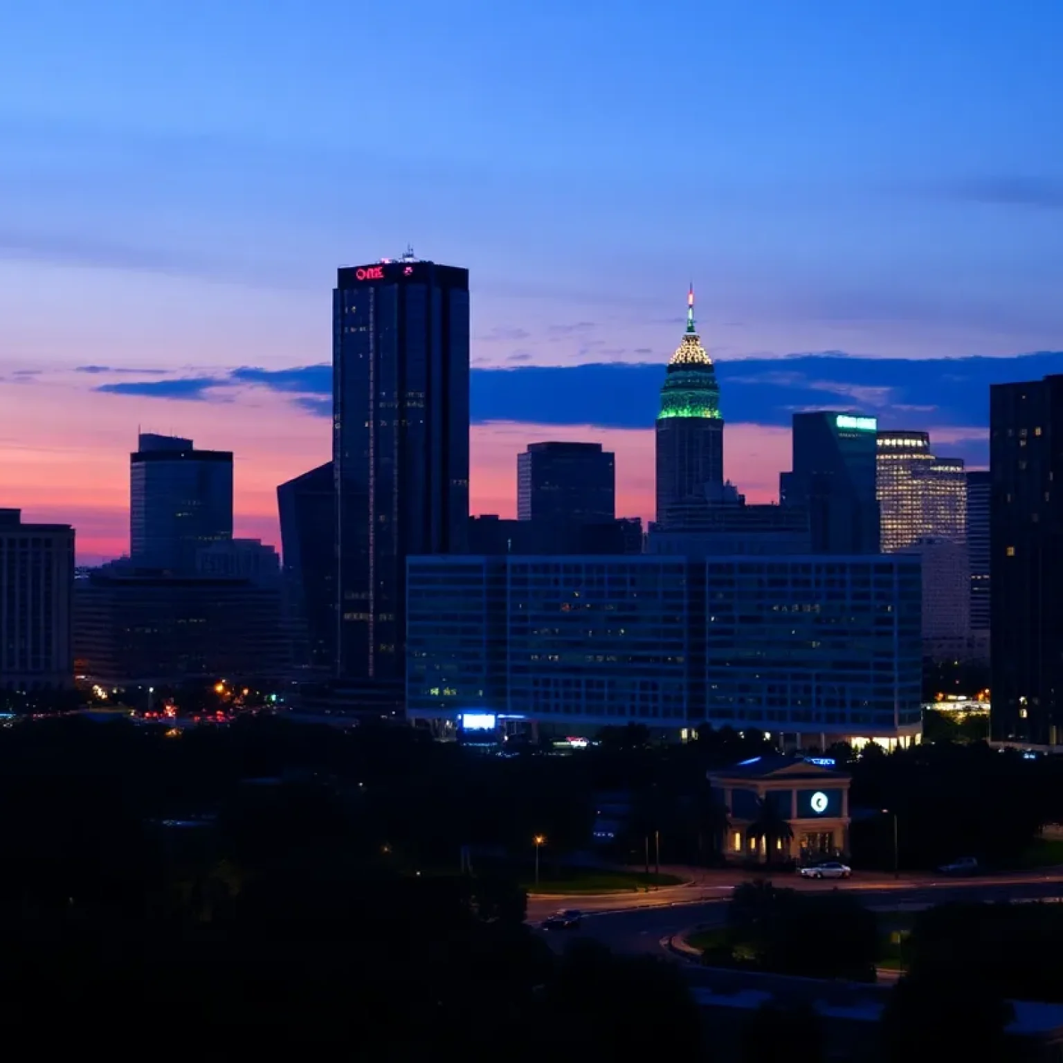 Skyline of Orlando representing resilience and hope