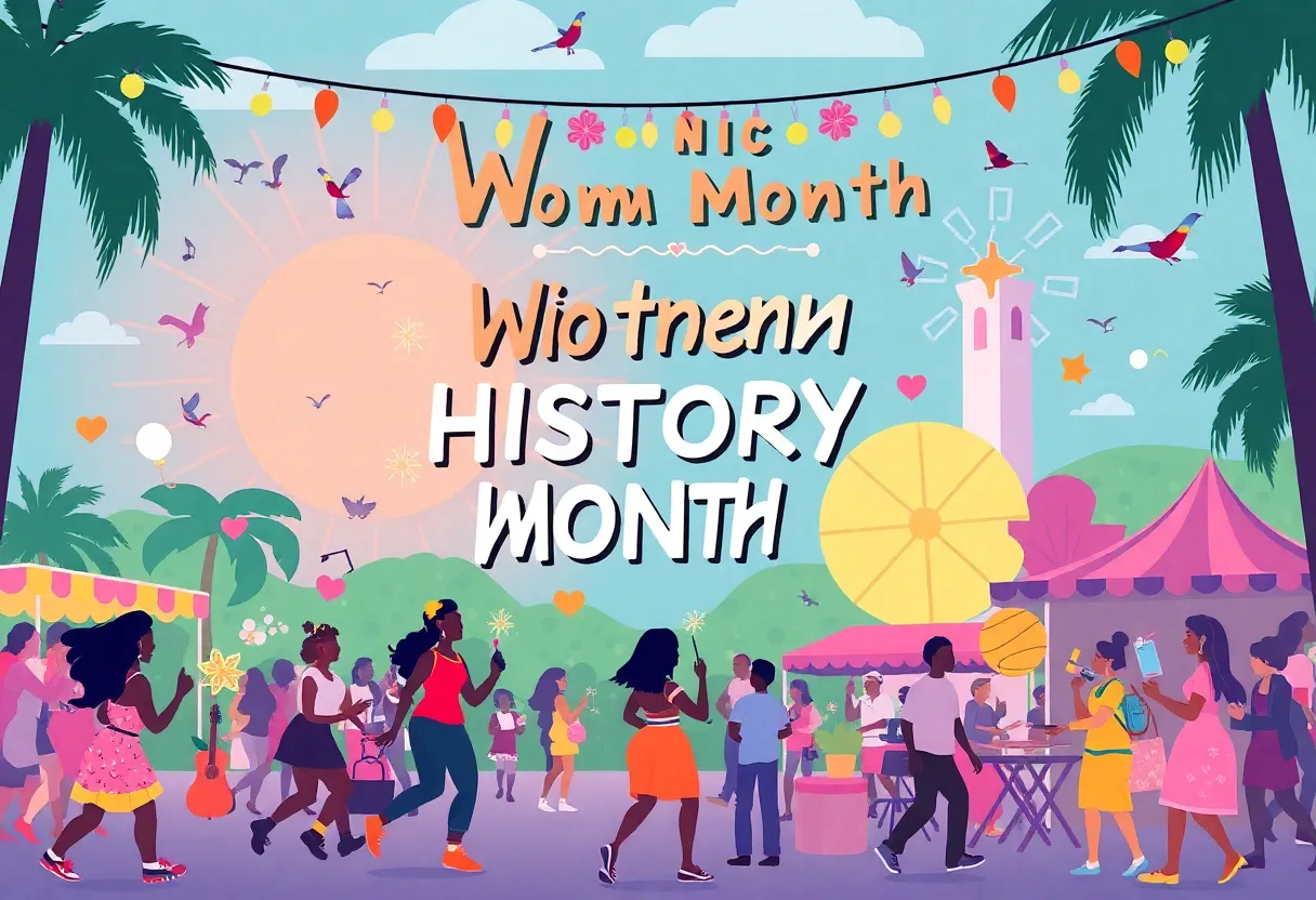 Celebration of Women's History Month in Orlando with various events