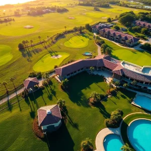 Aerial view of PGA National Resort & Spa showcasing golf courses and luxury accommodations